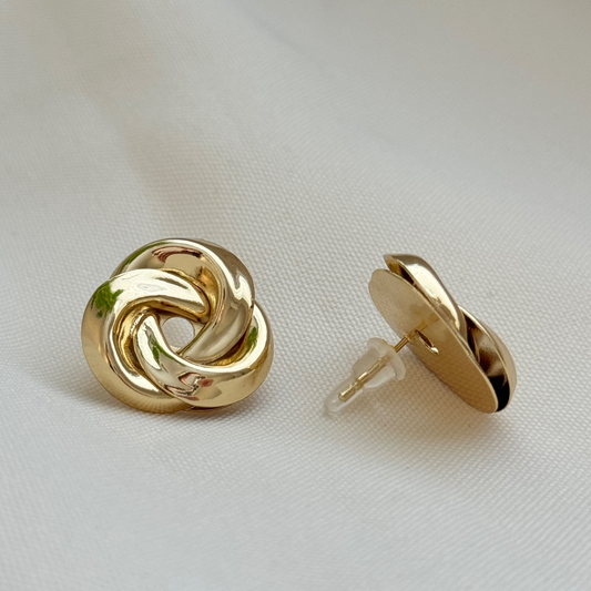 Bold Triangle Knot Earrings