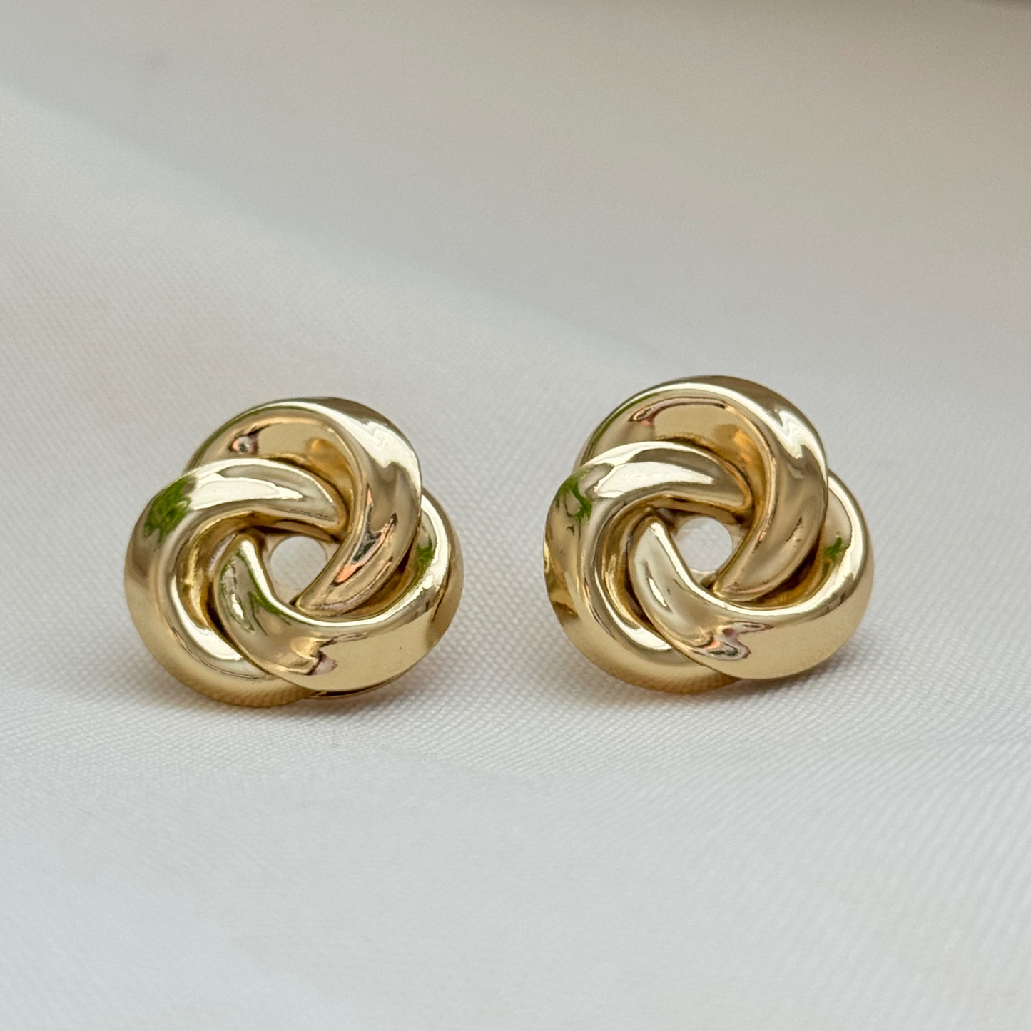 Bold Triangle Knot Earrings