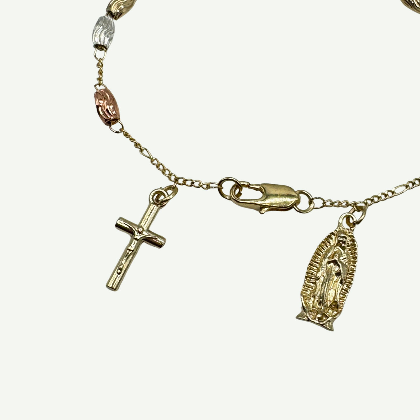 Three Toned Rosary Bracelet