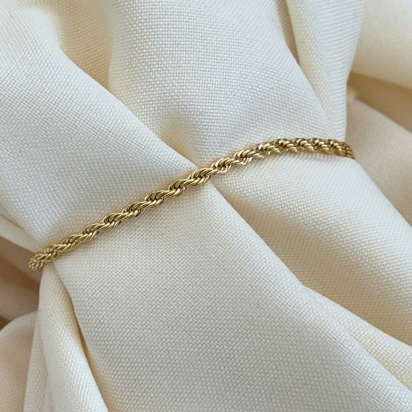 Thin Rope Chain Bracelet