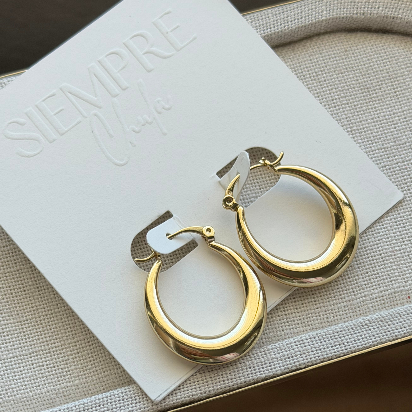 Golden Muse Hoops