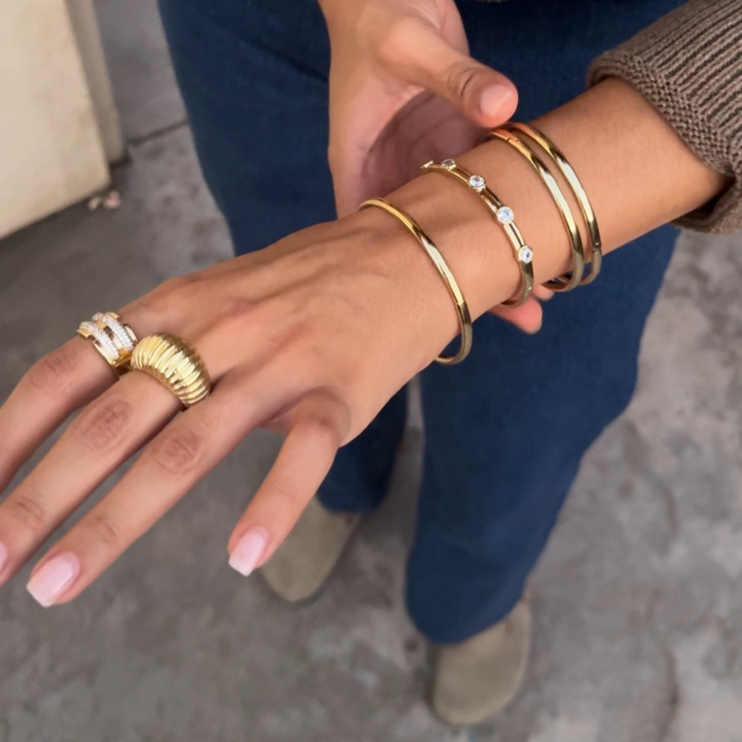 CZ Stacked Ring
