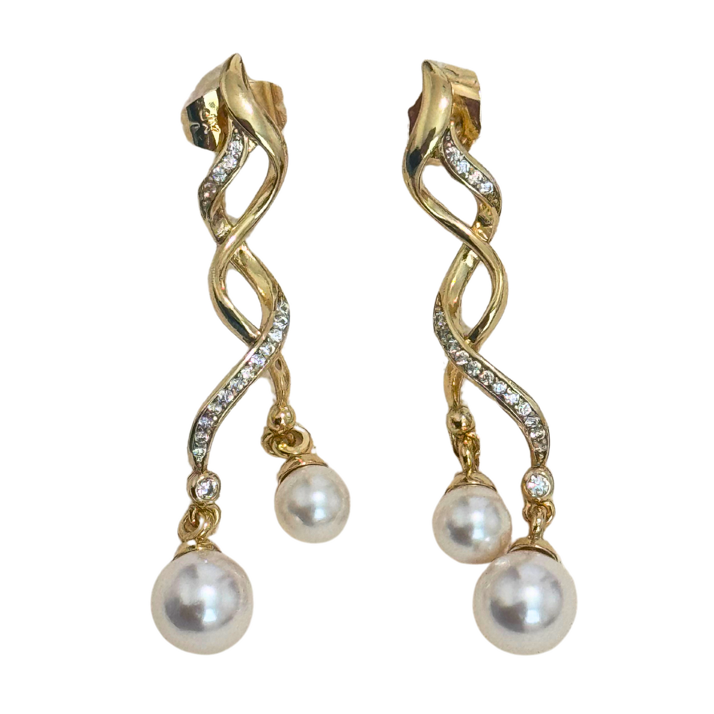 Pearl Waterfall Earrings