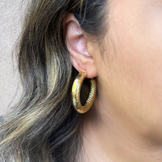 Textured Hoops