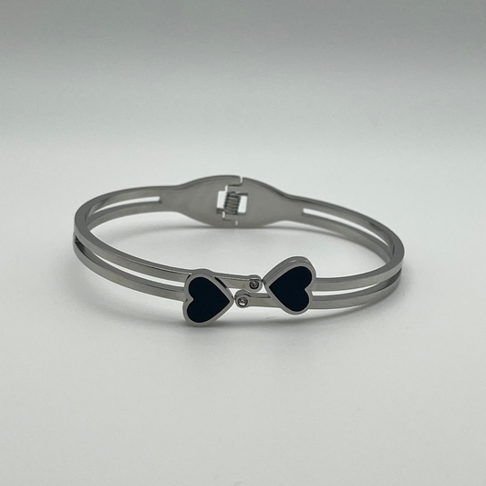 Silver Amor Mio Bangle