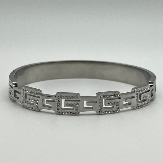 Silver GG Bangle