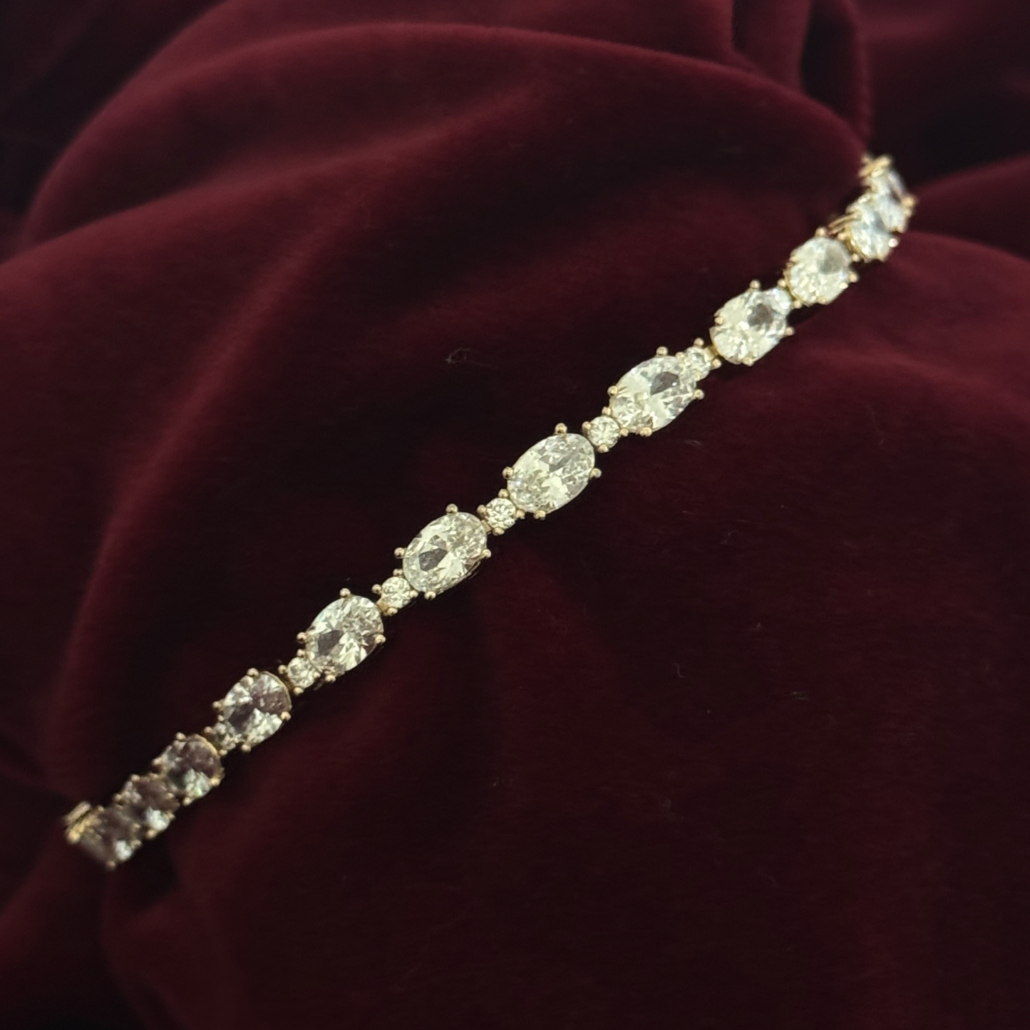 Oval Tennis Bracelet