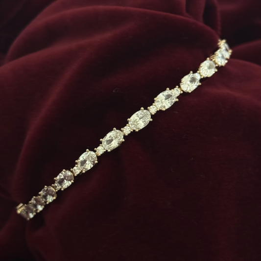 Oval Tennis Bracelet