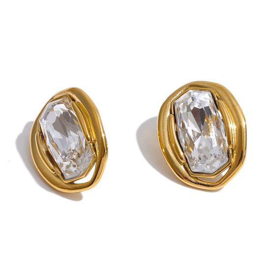 Brilla Oval Statement Studs