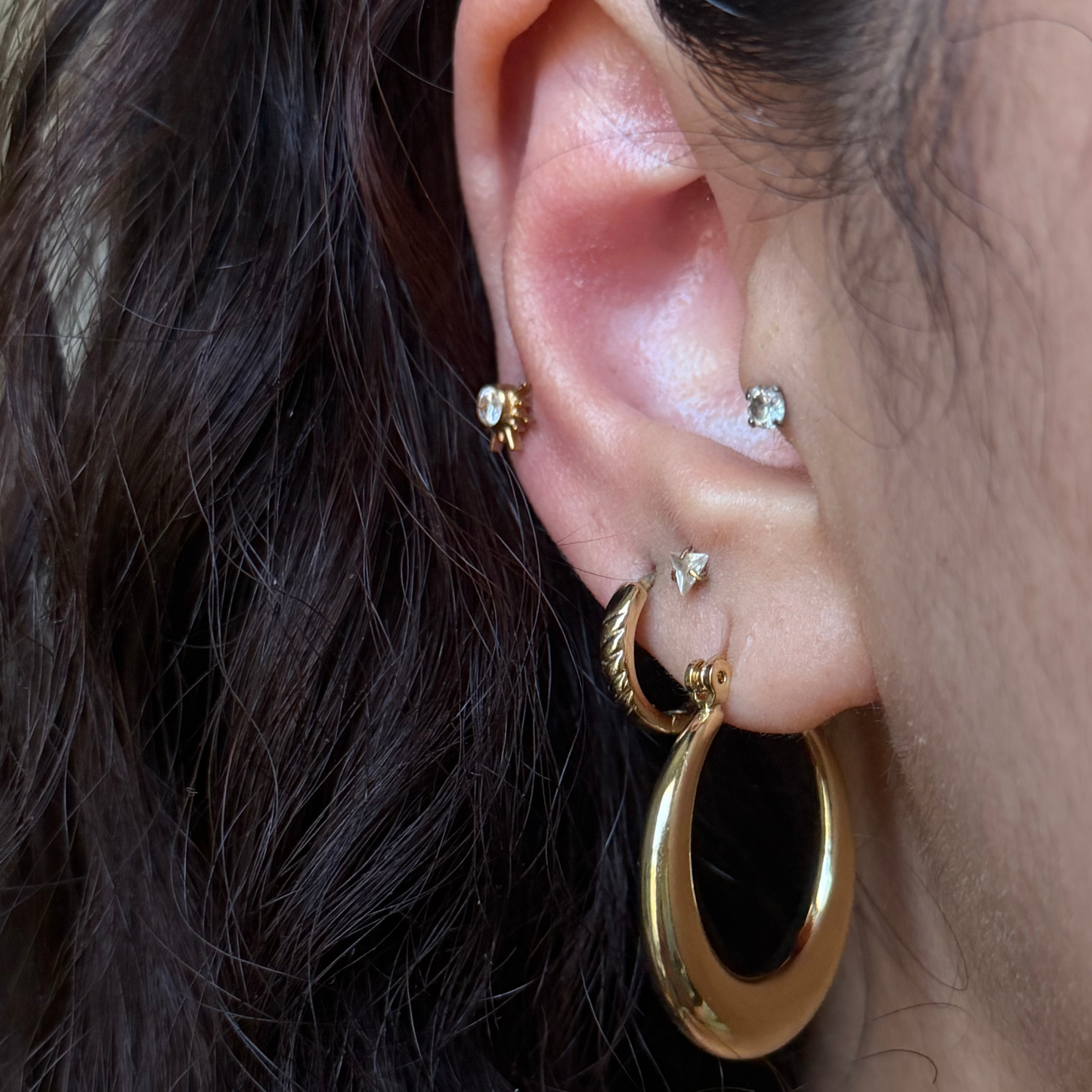 Golden Muse Hoops