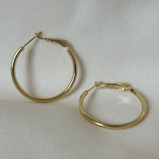 Midi Thin Hoops