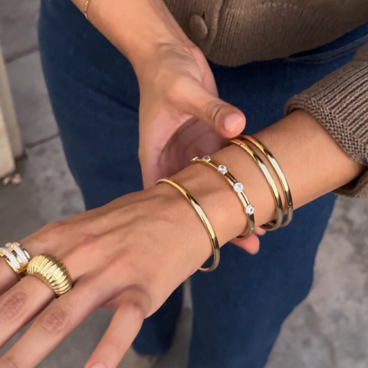 Multi Stone Bangle