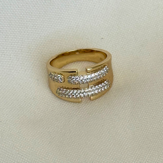 CZ Stacked Ring