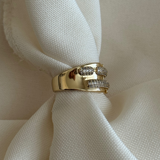 CZ Stacked Ring